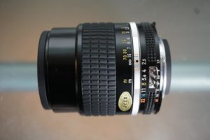 Nikkor 105mm f2.5 analog lens